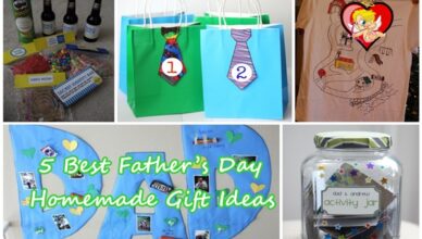 Homemade Father's Day Gifts from Daughter, Present Ideas, Images