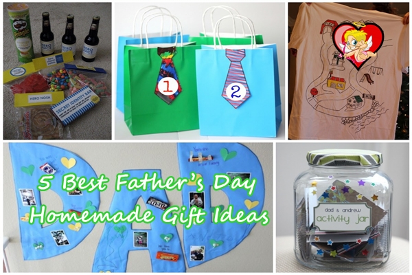 Homemade Father's Day Gifts from Daughter, Present Ideas, Images
