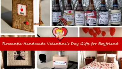 Romantic Handmade Valentine’s Day Gifts for Boyfriend